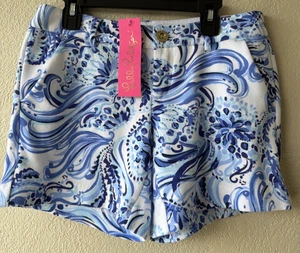 Lilly Pulitzer Callahan Tejido Corto Resort Blanco Don’t Be Jelly Talla 0 NUEVO CON ETIQUETAS NUEVO - Imagen 1 de 7