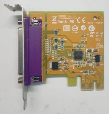 Scheda parallela DB25 Dell 0XKTC2 Sunix basso profilo pci-express X1 - Immagine 1 di 2