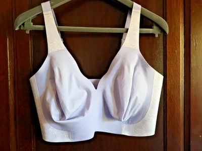 NEW BLUE GRAY Evelyn Bobbie Starlette Plunge bra Nude Women 2XL Wireless NO PADS - Imagem 1 de 4