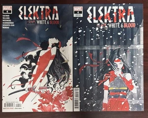 ELEKTRA Black White & Blood #4 * 2022 Marvel * Peach Momoko Cover A & B Varianten - Bild 1 von 1