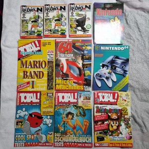 Nintendo Konvolut - 10 Zeitschriften/Bücher für Sammler - guter - sehr guter Zus - Bild 1 von 16