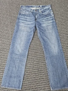 Guess Desmond Relaxed Fit Jeans Mens 36x34 Dark Blue Straight Leg - Picture 1 of 7