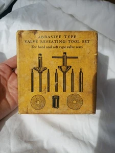 Juego de herramientas de reposición de válvulas tipo abrasivo vintage caja original - Imagen 1 de 4