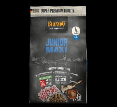 Belcando Junior MAXI 4 kg Trockenfutter Hundefutter L-XL Welpen große Rassen - Bild 1 von 3