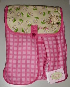 LILLEBI NICI RUCKSACK ROSA - KARIERT & BLUMEN NEU VERSTELLBARE GURTE    # - Picture 1 of 1