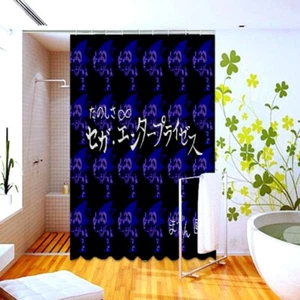 New 90s Lancia Logo Shower Curtain 60 x 72 Inch With Hooks - Picture 1 of 4