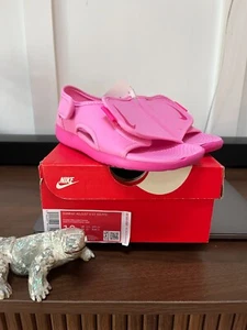 Girl's Nike Sunray Adjust V2 Sandals- New! Sizes 12c 13c 2y 3y - Ships Today - Picture 1 of 4