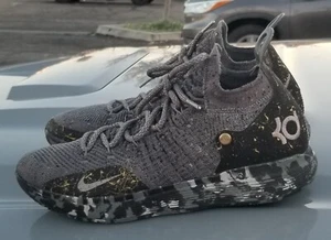 Size 12 - Nike Zoom KD 11 Gold Splatter 2018 - Picture 1 of 4