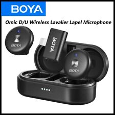 BOYA Omic-D/Omic-U Wireless Lavalier Microphone system for Smartphone Samsung