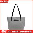 Fashion Large Capacity Shoulder Tote Women Pu Linen Top-handle Bag (grey)