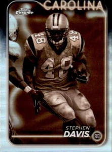 2024 Topps Chrome Football Stephen Davis Sepia Parallel #14 Carolina Panthers - Picture 1 of 2
