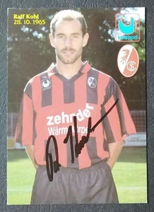 3486 Ralf Kohl SC Freiburg 90er Autogrammkarte original signiert - Picture 1 of 2