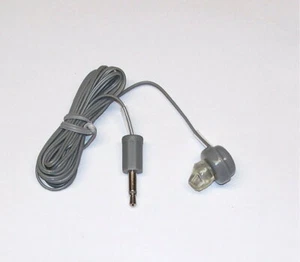 H.T.F. GRAY color - NEW dynamic transistor radio EARPHONE part 8 ohm 3.5mm plug - Picture 1 of 1