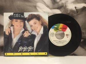 BRIGITTA & BENEDICTA BUCHSEN - STELLA 7" 45 UMDREHUNGEN EX-/EX+ 1989 IBIZA ITALIEN DISCO - Bild 1 von 3