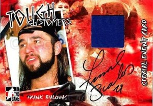 2005-06 ITG Tough Customers Signed Memorabilia #FB Frank Bialowas
