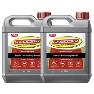 Evaporust Rust Remover Liquid Evapo-rust Fast Effective Rust Dissolver 1L x2 - Picture 1 of 2