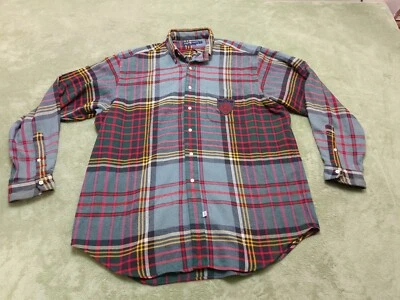 Polo Ralph Lauren Para Hombres XL Franela a Cuadros Parche Frontal Logo (Solo Limpieza en Seco) Foto 1 de 4