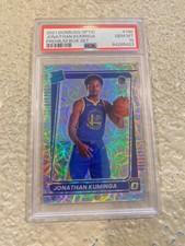 2021 Donruss Optic Jonathan Kuminga Premium Box Prizm Rated Rookie 93/249 PSA 10