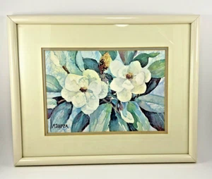 Mary Shaffer "Magnolias" Edición Limitada 85/950 Litografía Enmarcada Baton Rouge LA - Imagen 1 de 10