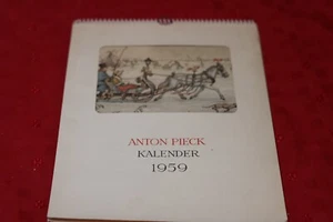 Anton Pieck - Calendario Vintage - 1959 - Excelente Estado - Imagen 1 de 14