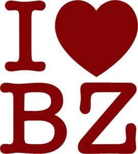 I love Belize Vinyl Decal Car Window Laptop Sticker - Picture 1 of 1