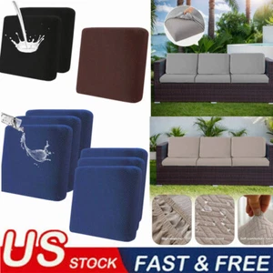 Waterproof Patio Sofa Cushion Cover Stretch Outdoor Patio Seat Cushion Slipcover - Picture 1 of 103
