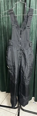 Columbia Tectonite Kids Size 8 Black Ski Bib Snowpants Ripstop - Image 1 of 4
