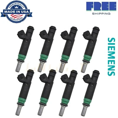 8x inyectores de combustible Siemens OEM PARA BMW 750i 2006-2008 4,8 L V8 #7525721 Foto 1 de 4