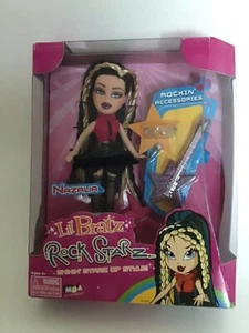 Lil Bratz UNOPENED Rock Starz NAZALIA DOLL SET Rock Band Guitar - Picture 1 of 4