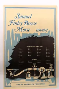Vintage Longines Symphonette Society Samuel Morse große amerikanische Triumphe Broschüre - Bild 1 von 6