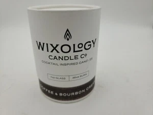 WIXOLOGY CANDLE CO COCKTAIL INSPIRE CANDLE COFFEE & BOURBON CREAM 7 OZ GLASS NEW - Picture 1 of 6