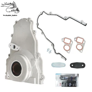 Timing Cover Fit For Chevy GM LSA LS2 LS3 NON VVT 12600326 4.8L 5.3L 6.0L 6.2L - Picture 1 of 12