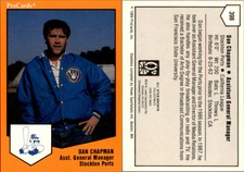 Dan Chapman 1989 ProCards Minor League Team Sets #398 Card *AutographDen*