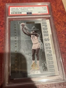 1999 SP Top Prospects Jordan's Scrapbook Michael Jordan #J18 HOF PSA 7 - Picture 1 of 2