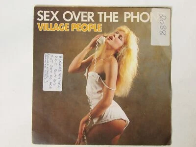 Village People:   Sex Over The Phone  1985  EX+   7" Foto 1 de 4