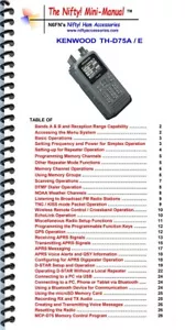 Kenwood TH-D75A Mini-Manual by Nifty Accessories - Picture 1 of 1