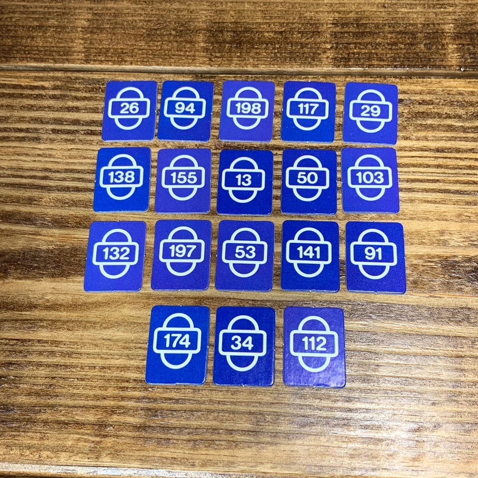 Juego de Mesa Scotland Yard Juego Completo Repuesto Tarjetas de Inicio Estación Azul 1985 Foto 1 de 1