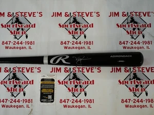 MARK MCGWIRE SIGNED RAWLINGS ADIRONDACK PRO BLACK BAT WITH JSA COA - Picture 1 of 3