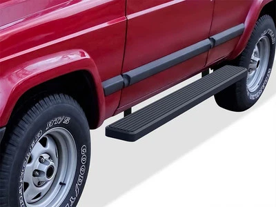 estriberas iBoard de acero inoxidable de 6" aptas para Jeep Cherokee 84-00 4 puertas Foto 1 de 4