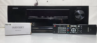 Denon AVR-E300 5.1 Bundle w/ Remote And Calibration Microphone. Great Condition - Image 1 of 4
