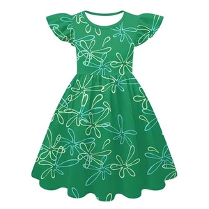 Toddler Girls Disgust Costume Clothes Joy Costume Dress up for Kids Princess ... - Picture 1 of 7