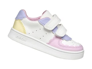 GEOX SCARPE SNEAKERS BAMBINA JUNIOR ESTATE B555MA 000BC C1372 ECLYPER GIRL BIAN - Imagen 1 de 7