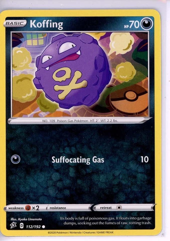 Koffing 112/192 Swsh02: Rebel Clash Regular - Image 1 of 2
