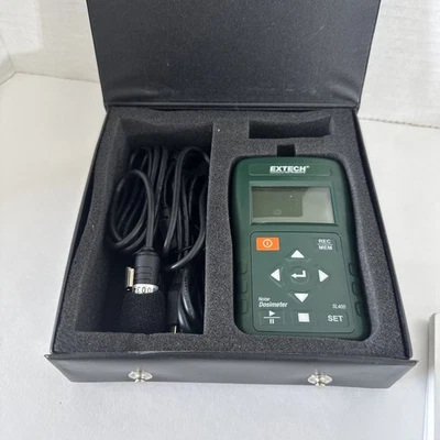 Extech SL400 Personal Noise Dosimeter w/ all access - Image 1 of 4
