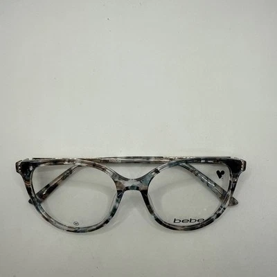 BEBE BB5215 400 Azul Floral 52-16-135 Monturas de Gafas Bisagras Flexibles i35 Foto 1 de 4
