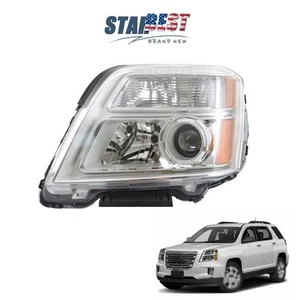 For GMC Terrain SLE/SLT 2016-2017 Headlight Headlamp Clear Lens Chrome LH/Driver - Picture 1 of 12