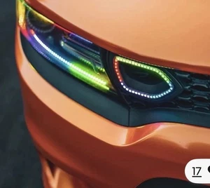 Multi colorSnorkel LEDs For Dodge Charger 2015-2021 - Picture 1 of 4