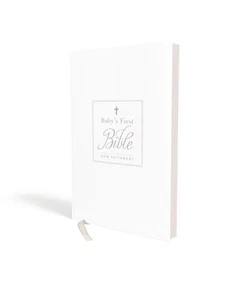 KJV, Baby's First New Testament, Hardcover, White, Red Letter, Comfort Print: Ho - Picture 1 of 1