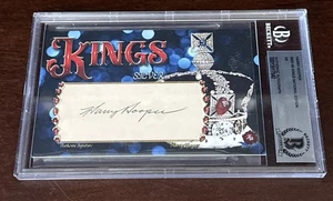 Harry Hooper corte automático 3/5 2023 HA Kings edición nacional Beckett auténtico - Imagen 1 de 3