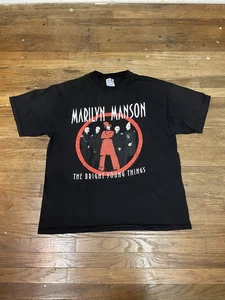 Camiseta De Colección Marilyn Manson The Bright Young Things Band Talla Grande Grunge Rock - Imagen 1 de 6